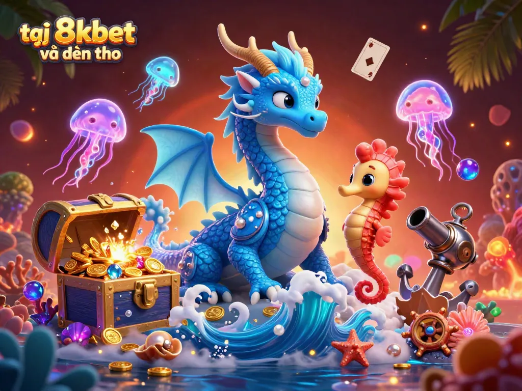 Experience the excitement at tại 8xbet về điện thoại with vibrant characters and rich casino elements.