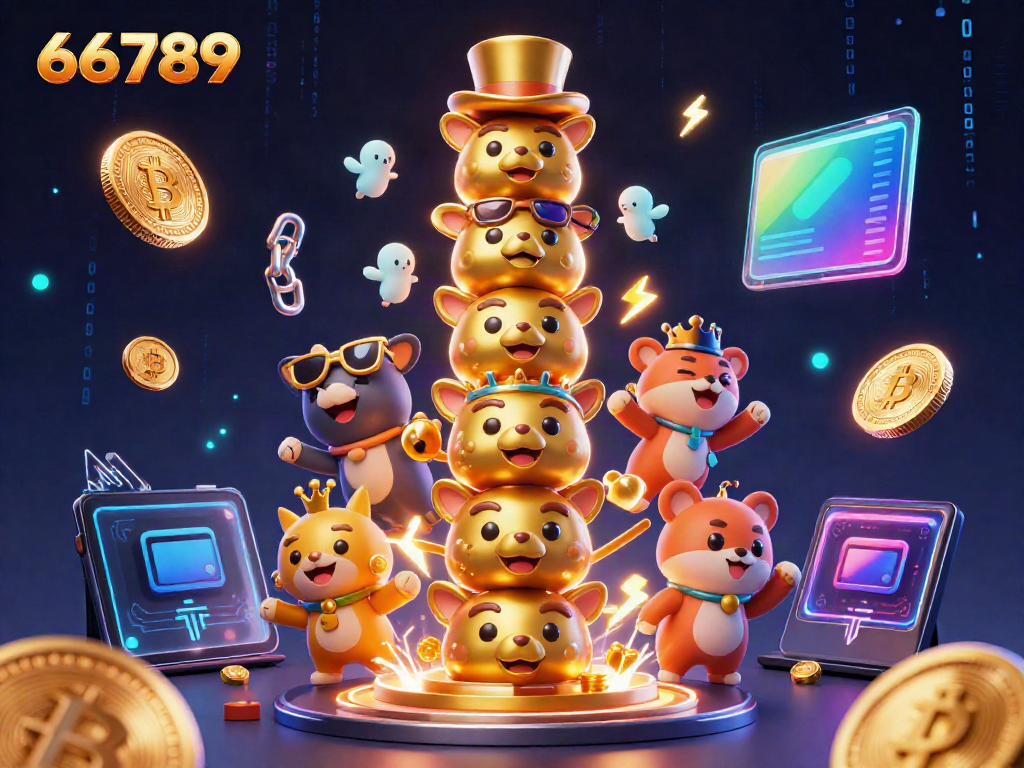 Play exciting games at 66789 featuring vibrant slots, thrilling token elements, and a dynamic casino scene.