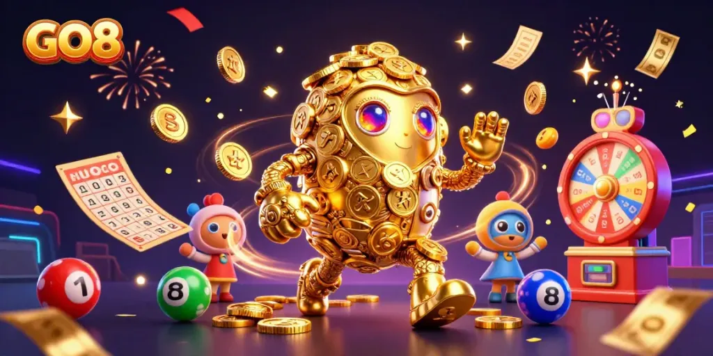 Experience thrilling fun with GO 8 in a dynamic casino adventure featuring vibrant games.