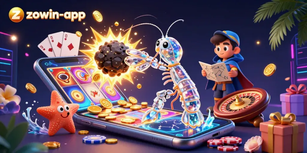 Dive into the zowing-app experience with a vibrant casino adventure igniting excitement and treasure.