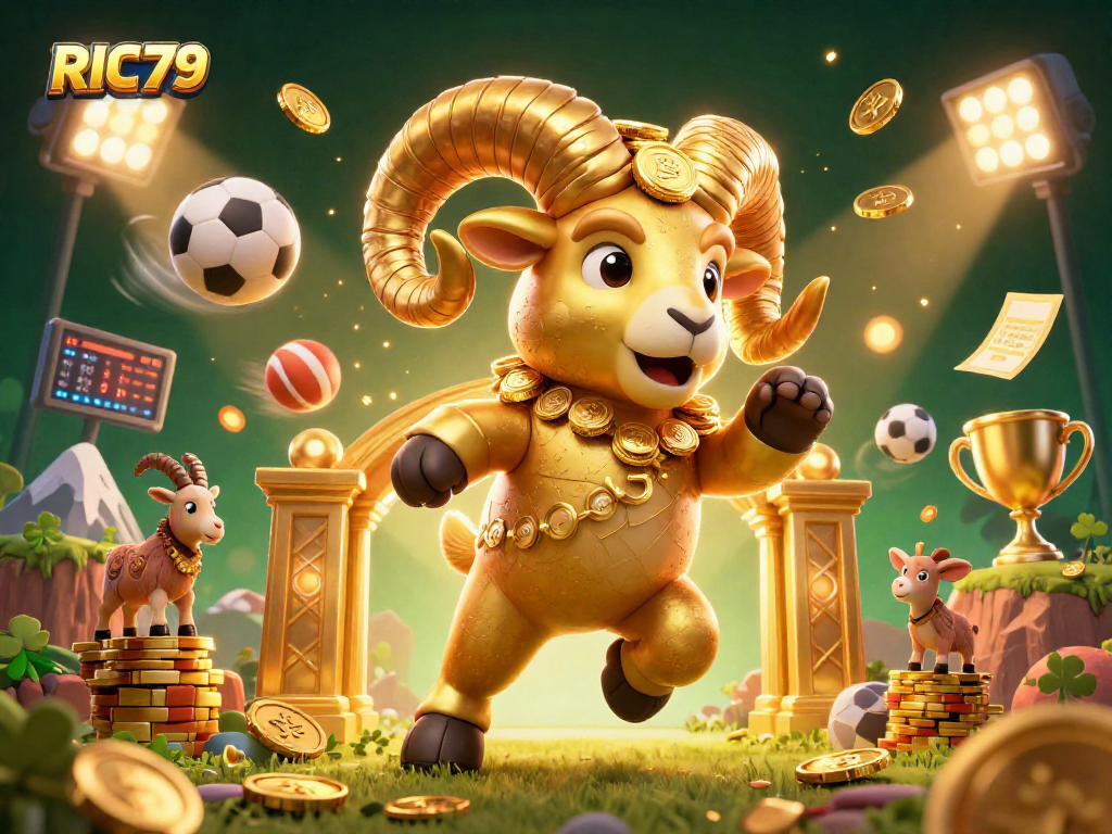 Win big with RIC79 and a dynamic casino scene featuring sports-themed elements!