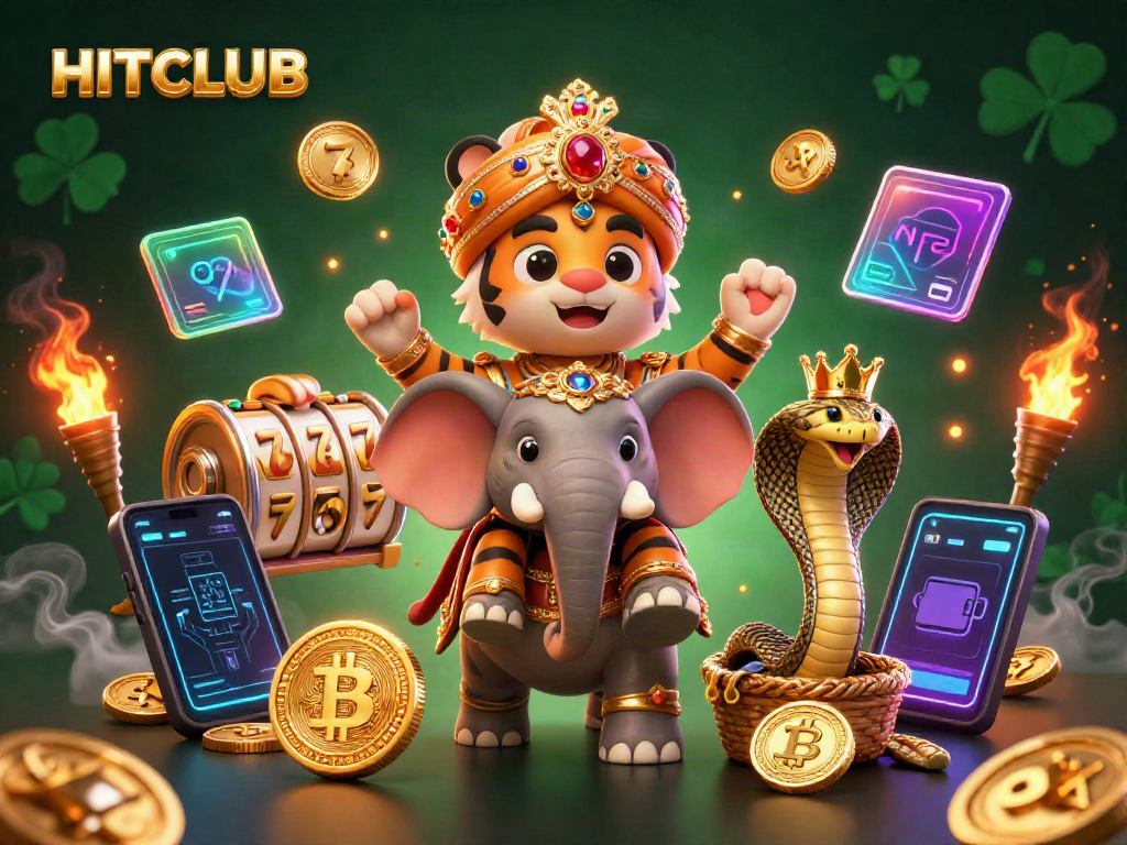 Play HITCLUB at an exciting online casino with majestic characters and vibrant elements