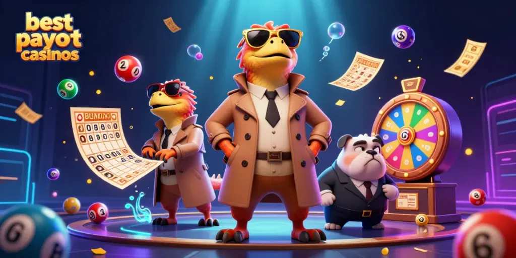 Experience the excitement of the best payout casinos with 3D raptors sneaking into a VIP lounge.